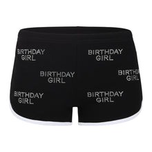 Load image into Gallery viewer, &quot;BIRTHDAY GIRL&quot;  Track Shorts