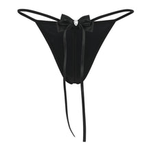 Load image into Gallery viewer, Crystal Tuxedo Bow | Thong